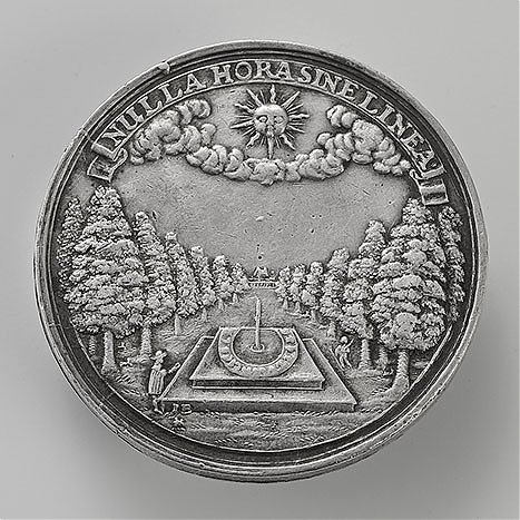 Medal z zegarem słonecznym